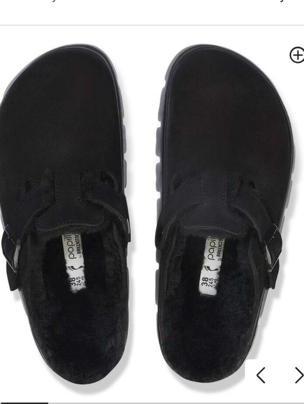 Birkenstock Boston Chunky Shearling - Black